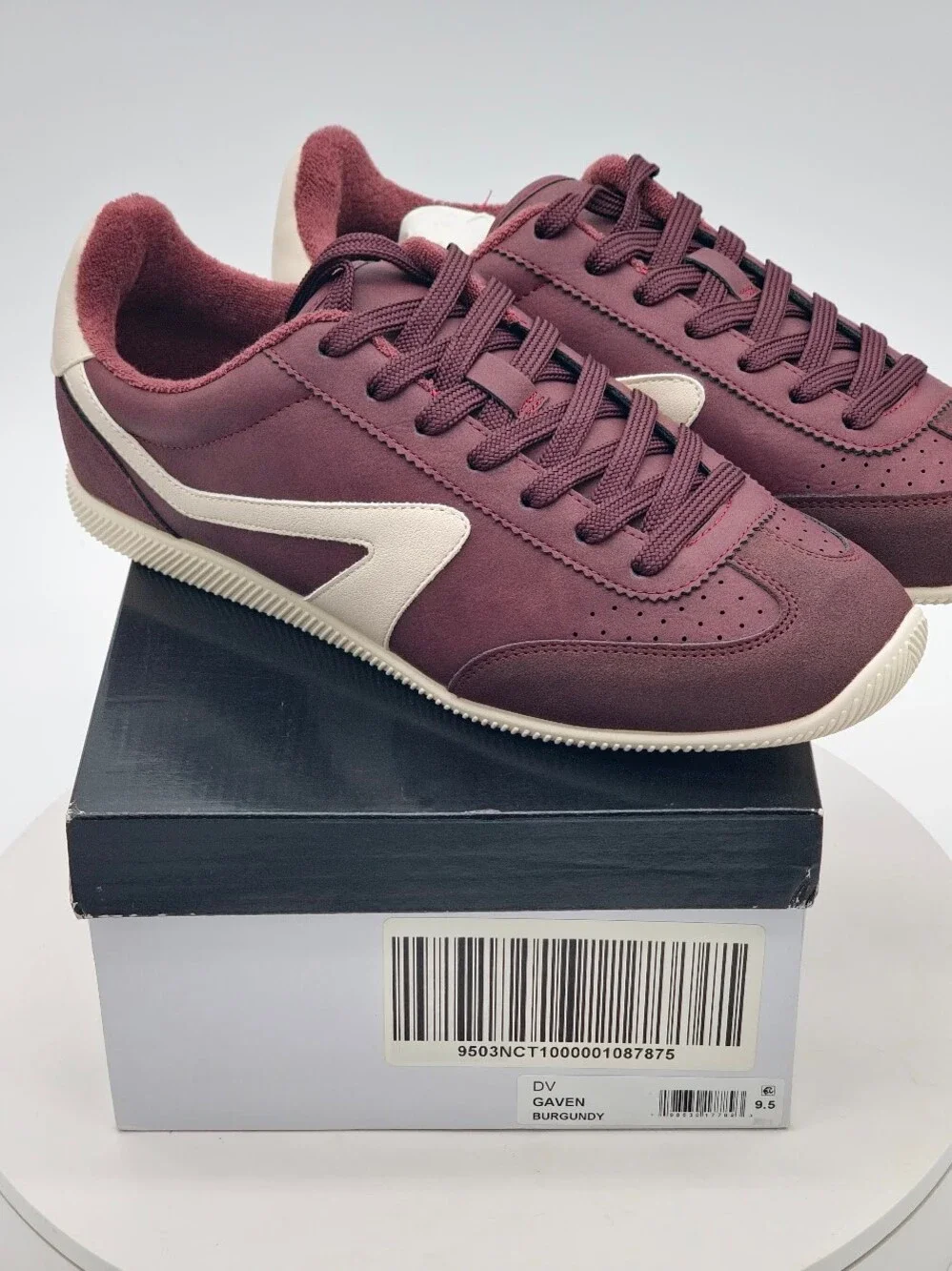 DV Dolce Vita Gaven Burgundy Retro Sneakers Women’s Size 9.5